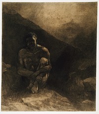 Primitive Man by Odilon Redon