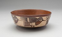 Bowl Depicting Hummingbirds by Nazca