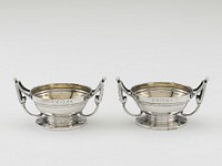 Pair of Salt Dishes by Peter L. Krider (Maker)