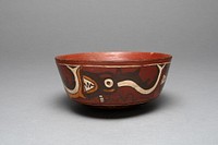 Bowl Depicting Anthropomorphic Sharks by Nazca