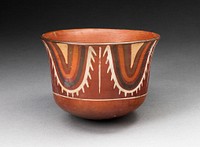 Cup with Concentric U-Shaped Motif by Nazca