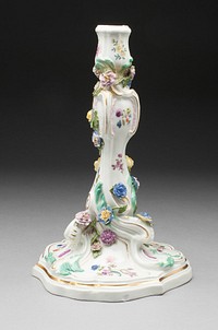 Candlestick by Meissen Porcelain Manufactory (Manufacturer)
