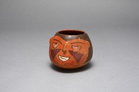 Jar in the Form of an Abstract Human Head, Probably a Trophy Head by Nazca