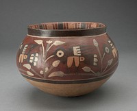 Bowl Depicting Birds and Flowers by Nazca