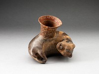 Miniature Vessel in the Form of a Reclinging Animal by Inca
