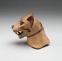 Fragment of a Vessel in the Form of a Puma by Moche