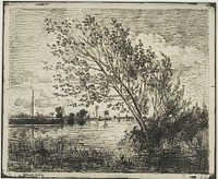 Clump of Alder Trees by Charles François Daubigny