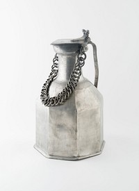 Covered Flagon with Chain by Pierre Main