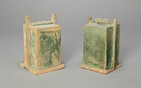 Miniature Stacked Boxes Simulating Food Containers (Mingqi)