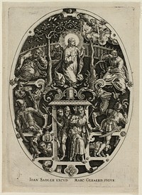 Agony in the Garden, from Passion of Christ by Jan Sadeler, the Elder