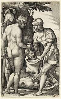 Tamiris, from Greek Heroines by Georg Pencz