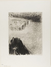 And I John Saw the Holy City, New Jerusalem, Coming Down from God Out of Heaven, plate 11 of 12 by Odilon Redon