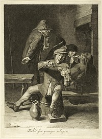 Hearing (De Fiool Speelder) by Cornelis Visscher