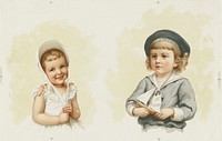 Two children