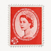 Queen Elizabeth II postage stamp. 29 DECEMBER 2022 - BANGKOK, THAILAND