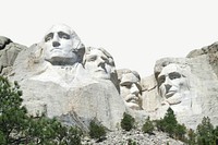 Mount Rushmore border background   psd