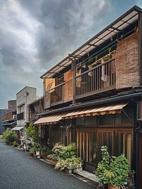 Aging Houses, Tokyo backstreet, Japan.