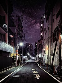 Night Backstreet, Nezu, Tokyo, Japan.
