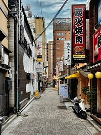 Tokyo Restaurants street, city lifestyle.