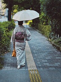 Kimono traditional Japanese culture costume.