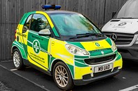 Quad Medical Ambulance Smart Car.