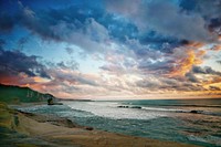 NZ, Paparoa National Park sunset.