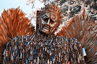 Knife Angel sculpture, created to highlight the negative effects of violent behaviour whilst solidifying our critical need for social change.