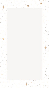 Aesthetic gold sparkle frame clipart psd