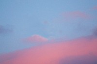 Pink sky aesthetic background, nature image