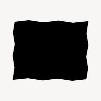 Black square clip art vector
