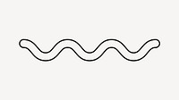 Wavy line clip art vector