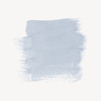 Blue brush stroke collage element vector