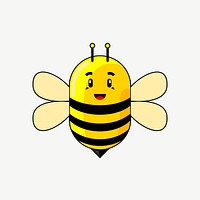 Bee clipart psd. Free public domain CC0 image.