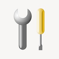 Handyman tools clipart vector. Free public domain CC0 image.