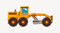 Grader illustration. Free public domain CC0 image.