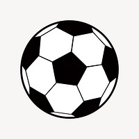 Football clipart vector. Free public domain CC0 image.
