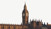 Big Ben, border background  psd