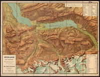             Interlaken und umgebung : nach der dufourkarte und dem kataster bearbeitet durch Emil Hodler, ingenieur          