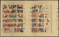             Wage map no. 1 - Polk Street to Twelfth, Halsted Street to Jefferson, Chicago ; Wage map no. 2 - Polk Street to Twelfth, Jefferson Street to Beach, Chicago          