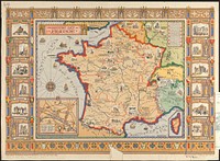             The picture map of France          