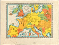             A chart of the history of printing in Europe          