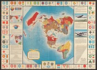             Global map for global war and global peace          