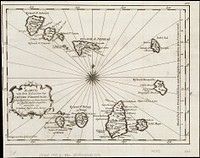             Karte von den Eylanden des Grünen Vorgebürges, nach den Tagebüchern und Anmerkungen der geschicktesten Seefahrer          