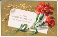             Hagan's Gallery of Fine Arts, 258 Westminster St.          