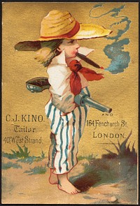             C. J. Kino. Tailor, 40 West Strand and 164 Fenchurch St., London          