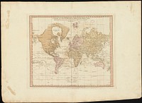             A chart of the world upon Mercator's projection : describing the tracks of Capt. Cook in the year 1768, 69, 70, 71, and in 1772, 73, 74, 75, with the new discoveries          