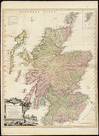             North Britain or Scotland divided into its counties : corrected from the best surveys & astronomical observations          