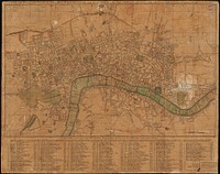             A new and accurate plan of London, Westminster and the Borough of Southwark, with all the additional streets, squares, &c : also the improved roads, to the year 1781          