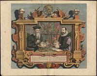             Gerardus Mercator natus Rupelmundæ III non. Martii anno MDXII, vixit ann. LXXXII. M. VIII. D. XXVI, denatus IV non. Decembris anno MDXCIV : Iudocus Hondius natus in Pago Flandriæ dicto Wackene XVI kalend. Novembris anno MDLXIII, vixit ann. XLVII. M. VII. D. XXIX, denatus XIV kal. Martii anno MDCXII          