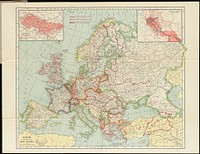             Europe showing the proposed new states          